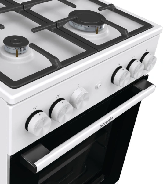 Плита Газовая Gorenje GG5A11WF белый (без крышки) реш.чугун