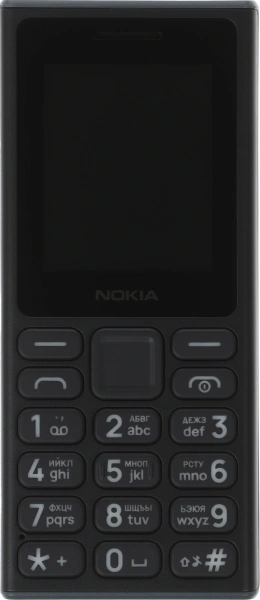 Мобильный телефон Nokia 108 Dual SIM TA-1627 черный моноблок 2Sim 2" 126x160 Series 30+ GSM900/1800 Protect MP3 FM microSD max32Gb