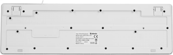 Клавиатура + мышь Defender Motion C-977 клав:белый мышь:белый/розовый USB Multimedia (45977)