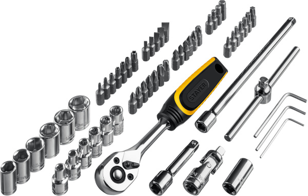 Набор инструментов Stayer 27760-H57 57 предметов (жесткий кейс)