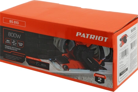 Ленточная шлифовальная машина Patriot BS 810 800Вт (ширина ленты 76мм)