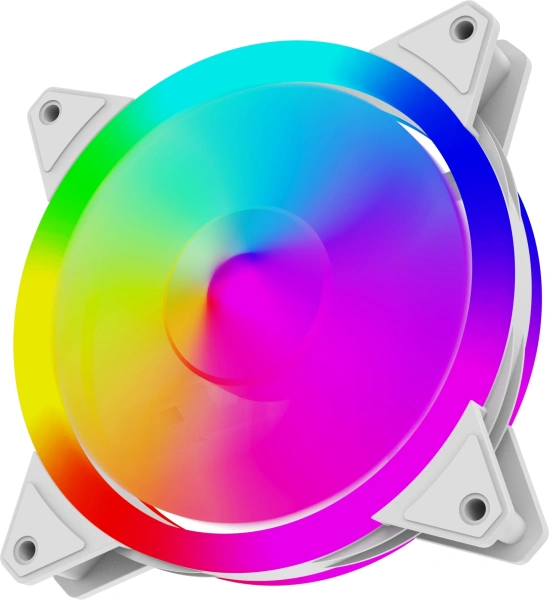 Вентилятор для корпуса Bloody BD-CF120ARGB4 ARGB 120х120x25 белый 4-pin 26дБ (упак.:1шт) (BD-CF120ARGB4-WH) Ret