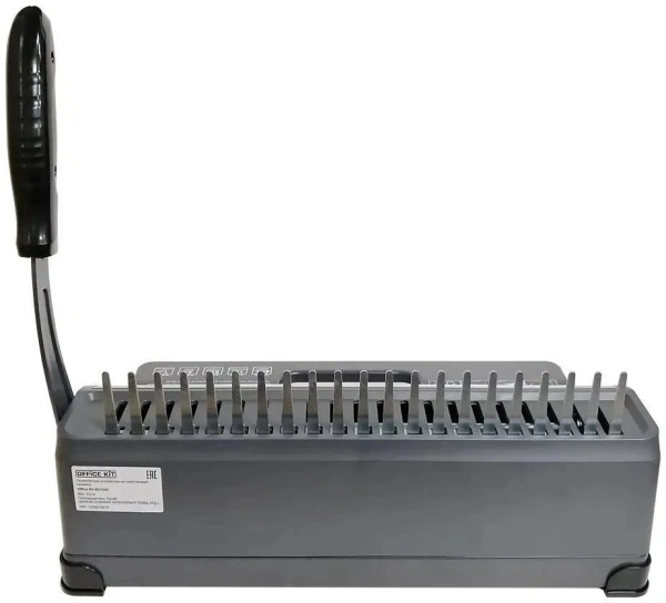 Переплетчик Office Kit B2112N A4/перф.12л.сшив/макс.450л./пластик.пруж. (4.5-51мм)