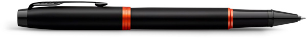 Ручка роллер Parker IM Vibrant Rings T315 (CW2172945) Flame Orange PVD F черн. черн. подар.кор.