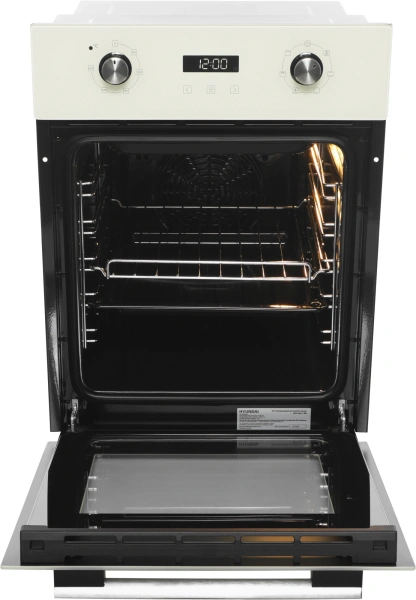 Духовой шкаф Электрический Hyundai HEO 45411 BE стекло бежевое
