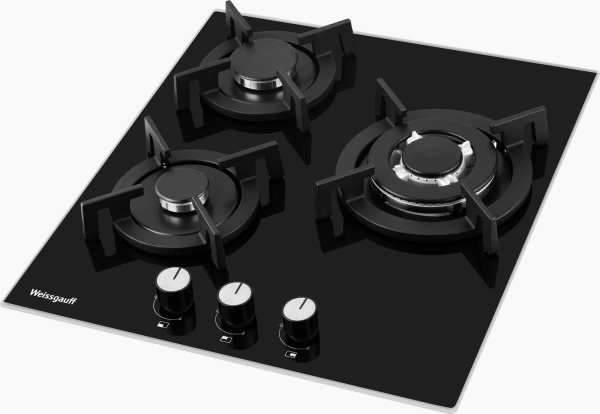 Газовая варочная поверхность Weissgauff HG 430 BGV черный