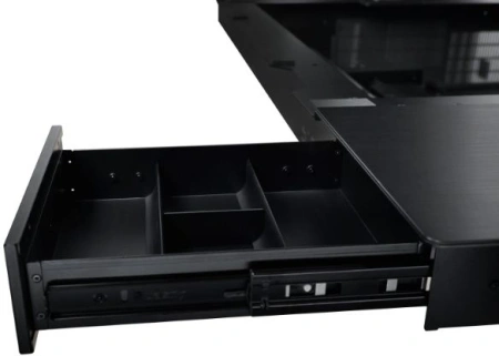 Корпус Lian-Li DK07X черный без БП E-ATX 12x120mm 4x140mm 2xUSB3.0 audio bott PSU