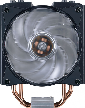 Устройство охлаждения(кулер) Cooler Master MA410M ARGB Soc-AM4/1151/1200/2066 4-pin 6-31dB Al+Cu 150W 820gr LED Ret