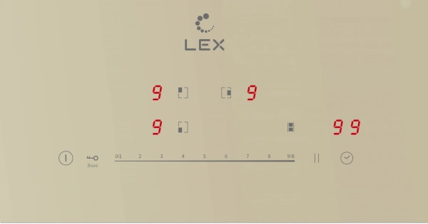 Индукционная варочная поверхность Lex EVI 631A IV слоновая кость