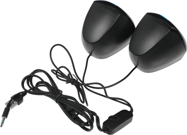 Колонки Sven 150 2.0 черный/синий 5Вт