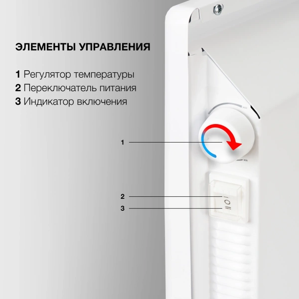 Конвектор Starwind SHV1020 2000Вт белый