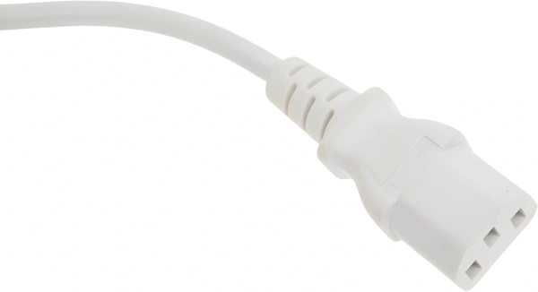 Шнур питания Lanmaster LAN-PP13/14-1.0-WH C13-С14 проводник.:3x0.75мм2 1м 220В 10А белый