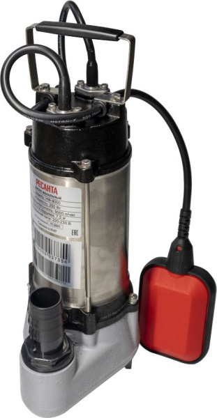 Насос фекальный Ресанта НФ-9000 250Вт 9000л/час (77/5/1)