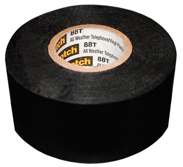 Лента Corning Scotch 88T 80610938179 изоляционная винил 38x13000мм черный