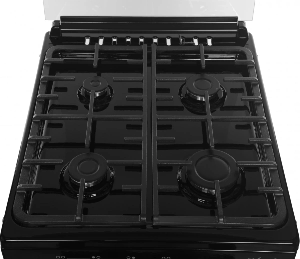 Плита Газовая Лысьва ГП 400 МС-2у черный (стеклянная крышка) реш.чугун