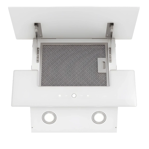 Вытяжка каминная Elikor Vertex WH 60 белый управление: сенсорное (1 мотор)