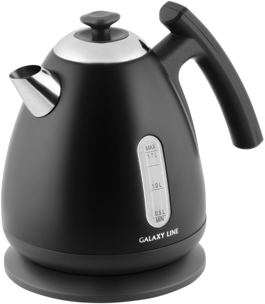 Чайник Galaxy Line GL 0343 1.7л. 2200Вт черный (металл/пластик)
