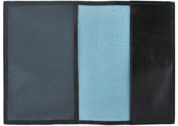 Обложка для паспорта Piquadro Blue Square PP5255B2/N черный натур.кожа