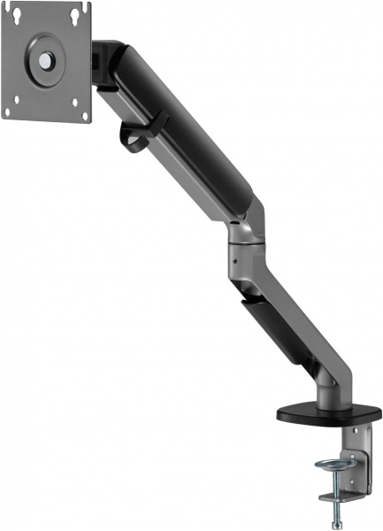 Кронштейн для мониторов Ultramounts UM734BL серый/черный 17"-27" макс.7кг крепление к столешнице пов