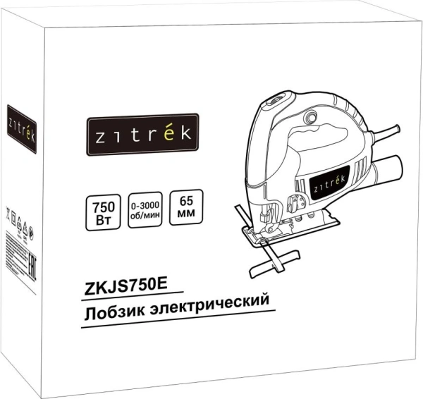 Лобзик Zitrek ZKJS750E +1пил. 750Вт 3000ходов/мин от электросети