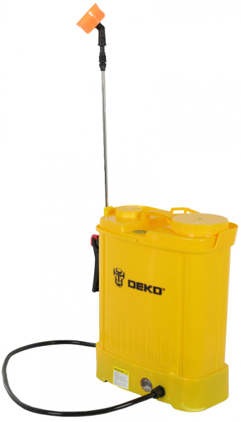 Опрыскиватель Deko DKSP12 аккум. ранц. 14л желтый (065-0955)
