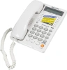 Телефон проводной Panasonic KX-TS2365RUW белый