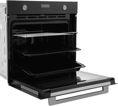 Духовой шкаф Электрический Hyundai HEO 6772 BG черный