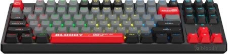 Клавиатура A4Tech Bloody S87 Energy механическая черный/красный USB for gamer LED (S87 USB ENERGY RE