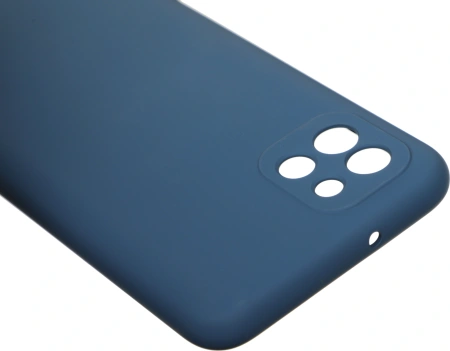 Чехол (клип-кейс) BoraSCO для Samsung Galaxy A03 синий (70093)