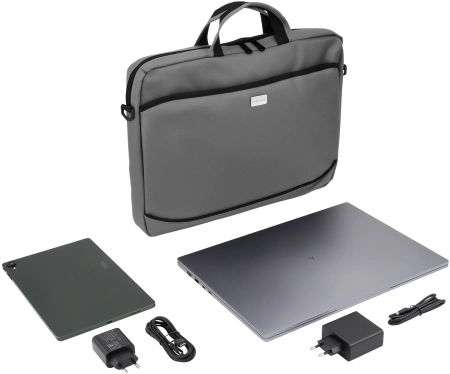 Сумка для ноутбука 17.3" Digma W-211 серый полиэстер (W211GBK)