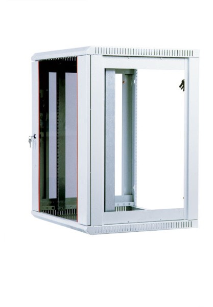 Шкаф коммутационный ЦМО (ШРН-М-15.500) настенный 15U 600x520мм пер.дв.стекл 50кг серый 456мм 24.6кг 180град. 745мм