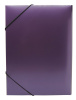Папка на резинке Silwerhof Perlen 311918-73 A4 песок полипропилен 0.6мм сиреневый металлик