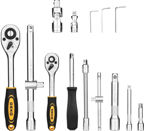 Набор инструментов Deko DKMT112 112 предметов (жесткий кейс)