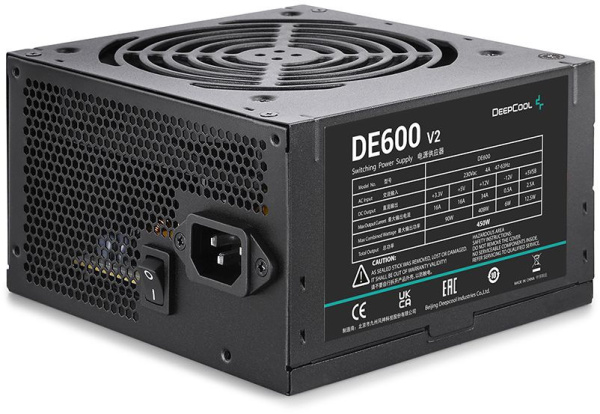 Блок питания Deepcool ATX 450W DE600 V2 80 PLUS WHITE (24+4+4pin) APFC 120mm fan 4xSATA RTL