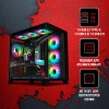 Корпус Bloody BD-CC111 черный без БП ATX 10x120mm 1xUSB2.0 1xUSB3.0 audio