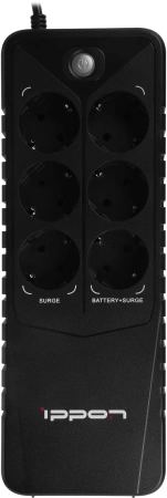 Источник бесперебойного питания Ippon Back Verso 800 420Вт 800ВА черный