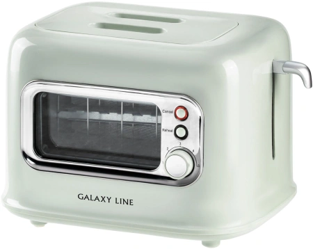Тостер Galaxy Line GL 2914 900Вт мятный