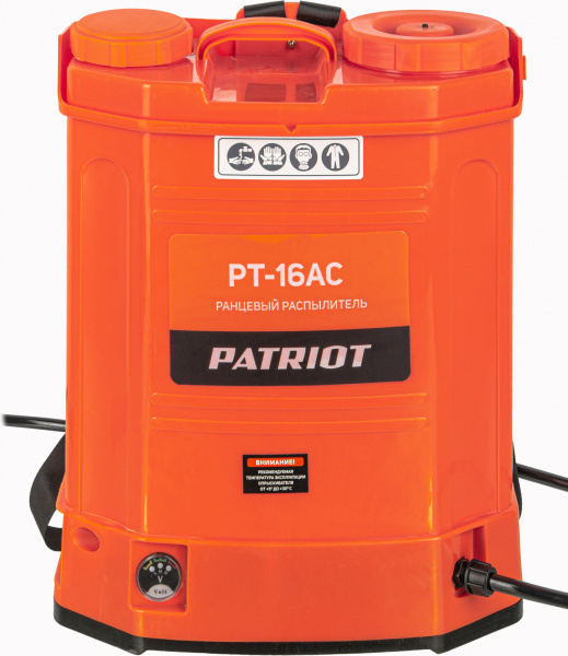 Опрыскиватель Patriot PT-16AC аккум. ранц. 16л оранжевый (755302510)