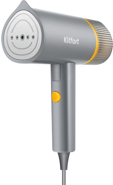 Отпариватель ручной Kitfort КТ-9304 1200Вт серый/желтый