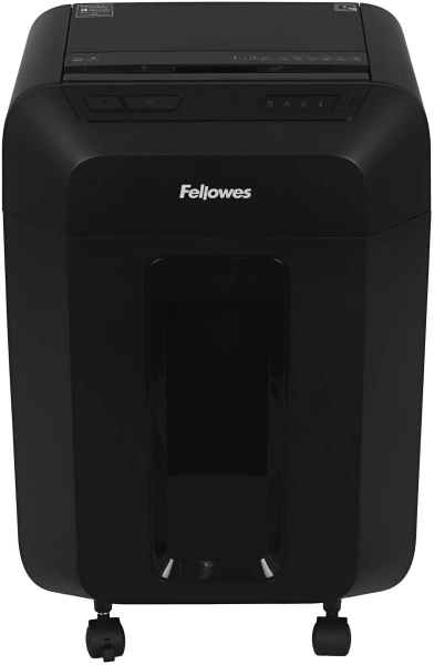 Шредер Fellowes AutoMax 80М черный с автоподачей (секр.P-4) фрагменты 80лист. 17лтр. скрепки скобы пл.карты
