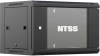 Шкаф коммутационный NTSS (NTSS-W6U6060GS-BL) настенный 6U 570x600мм пер.дв.стекл 60кг черный 19.5кг