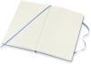 Блокнот Moleskine CLASSIC QP060B42 Large 130х210мм 240стр. линейка твердая обложка голубая гортензия
