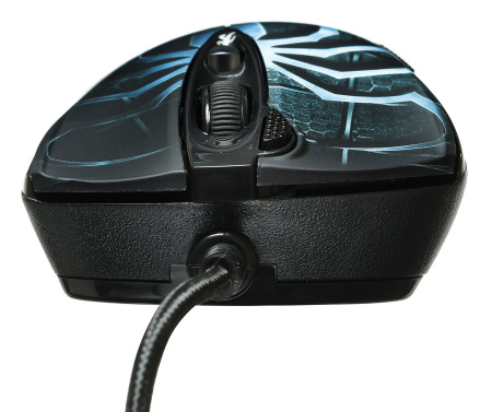 Мышь A4Tech Oscar Editor XL-747H рисунок/голубой лазерная (3600dpi) USB (6but)