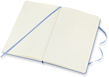 Блокнот Moleskine CLASSIC QP060B42 Large 130х210мм 240стр. линейка твердая обложка голубая гортензия