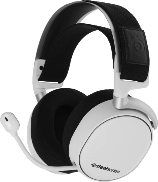 Наушники с микрофоном Steelseries Arctis Pro + GameDAC белый 3м мониторные оголовье (61454)