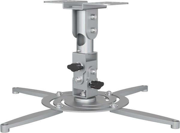 Кронштейн для проектора Cactus CS-VM-PR04-AL серебристый макс.22кг потолочный поворот и наклон