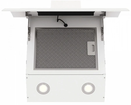 Вытяжка каминная Elikor Wave WH 60 белый управление: сенсорное (1 мотор)