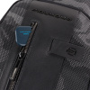 Рюкзак слинг унисекс Piquadro Brief2 CA4536BR2/CAMOREFN черный камуфляж нейлон