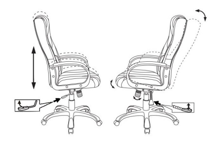 Кресло игровое Zombie 9 черный/серый текстиль/эко.кожа крестов. пластик