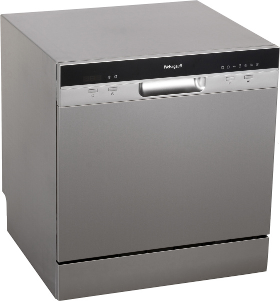 Посудомоечная машина Weissgauff TDW 4006 S серебристый/черный (компактная)